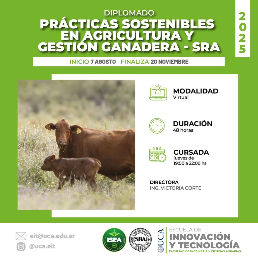 Prácticas Sostenibles en Agricultura y Gestión Ganadera UCA-SRA Prácticas Sostenibles en Agricultura y Gestión Ganadera UCA-SRA